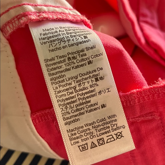 NWT J. Crew 5” Classic Coral Chino Shorts - Picture 7 of 7